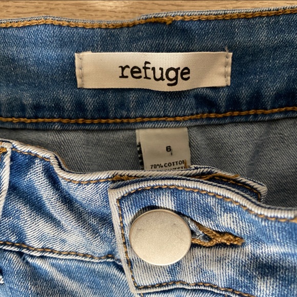 NWOT Refuge Denim Wide Legged Cropped Jeans - Picture 4 of 5